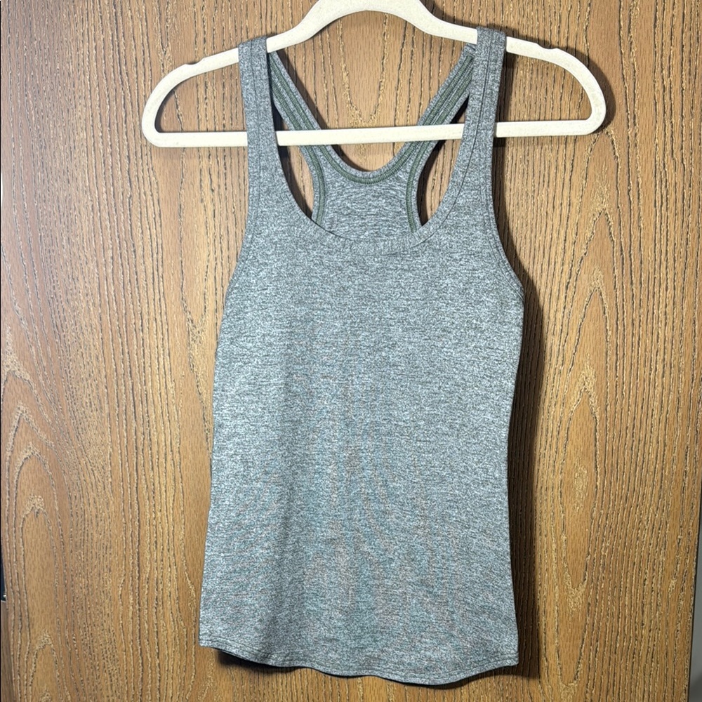 Lululemon Cool Racerback Heathered Green Sz4